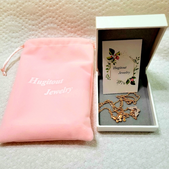 Layered Butterfly Necklace - Picture 2 of 3